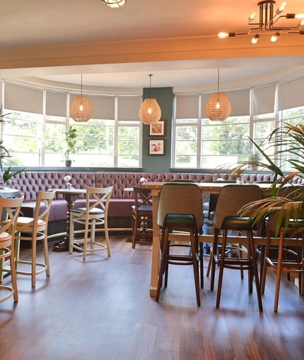 Restaurant inside of a pub