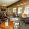 Interior restaurant and seating area