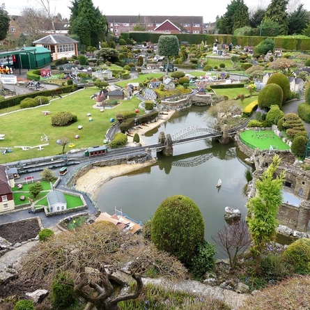 An image of Bekonscot  Model Village advertising local attractions near to Chef & Brewer venues.