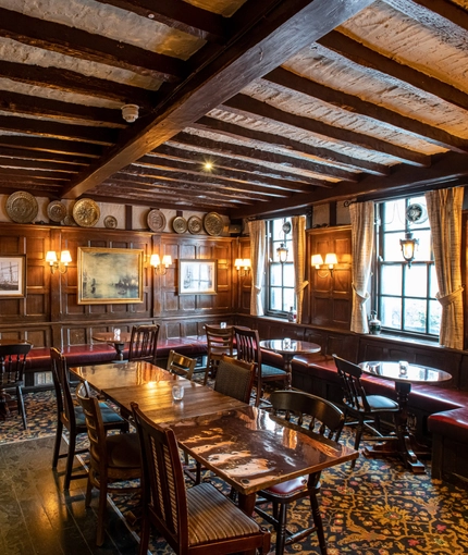 interior restaurant and seating area
