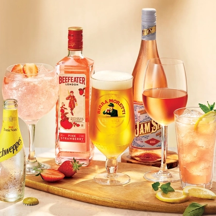 Variety of drinks