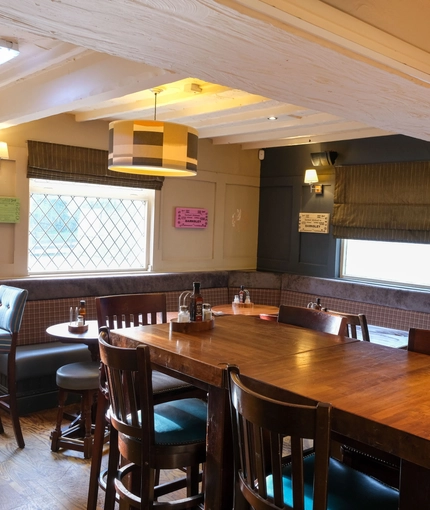 interior restaurant and seating area