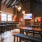 interior restaurant with seating area