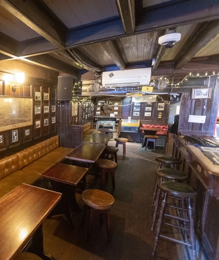 interior restaurant and seating area