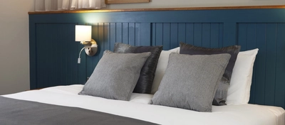 Hotel bedroom interior