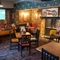 interior seating area and restaurant