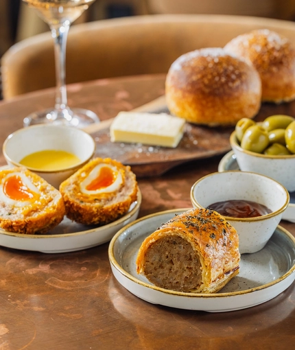 A selection of bar snacks served at Crafted Venues.
