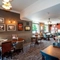 Interior dining area of a pub.