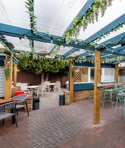 exterior beer garden