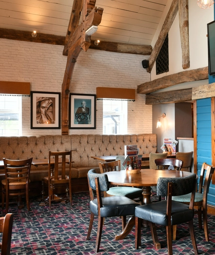 Restaurant area in a pub