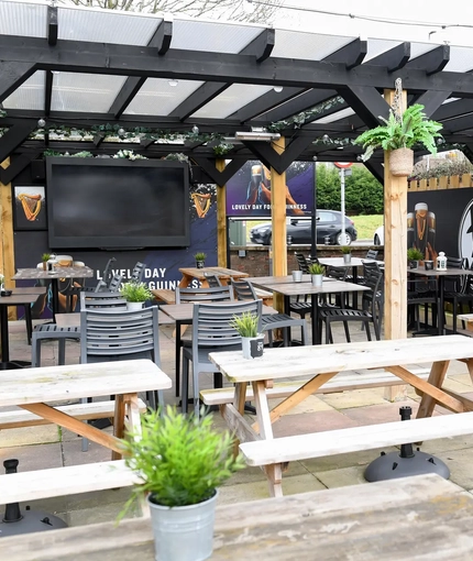 beer garden