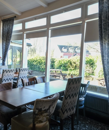 interior restaurant and seating area