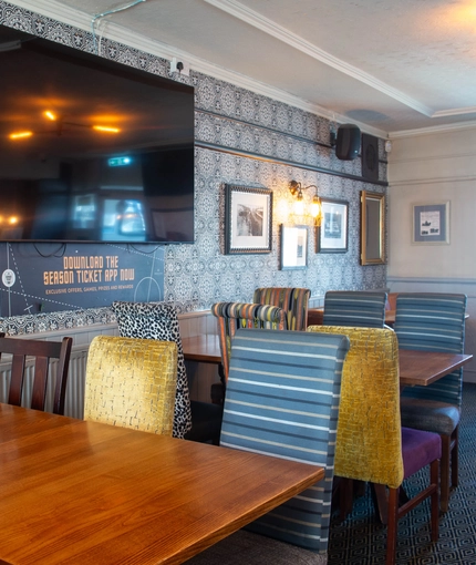 interior restaurant and seating area