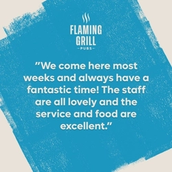 A customer review from visiting a Flaming Grill venue..