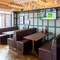 An interior shot of the restaurant & seating area at the Waterside in Shoreham-By-Sea.