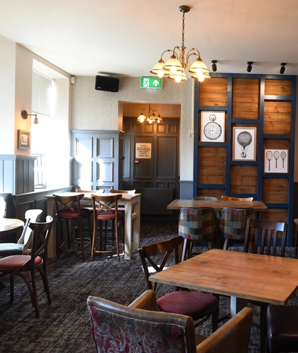 interior restaurant and seating area