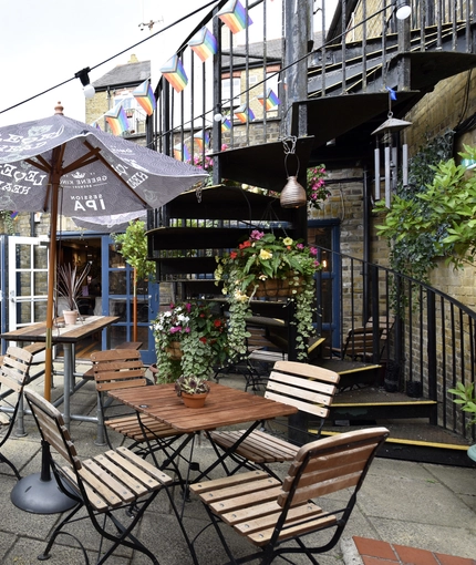 External beer garden