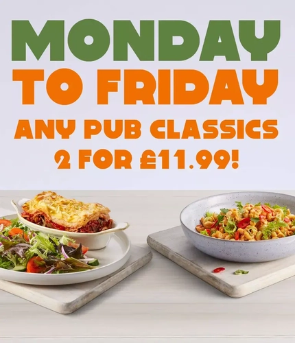 Any 2 Meals Deal Pub Deal Meal Near Me The Owl Pussycat Pub