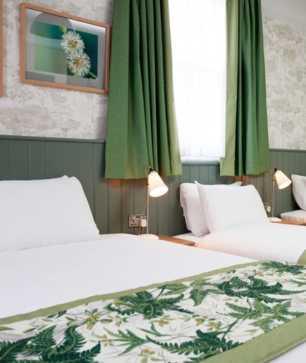 Bedroom in a pub hotel