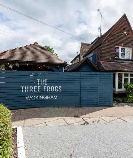 Exterior pub entrance