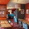 Interior dining area of a pub.