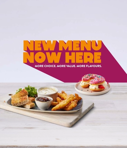 New menu now here.