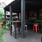 External seating area outside of a pub