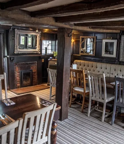 The interior of The Barley Mow