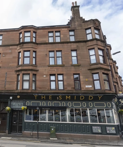 exterior facade of the pub