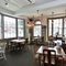Internal seating area in a pub restaurant