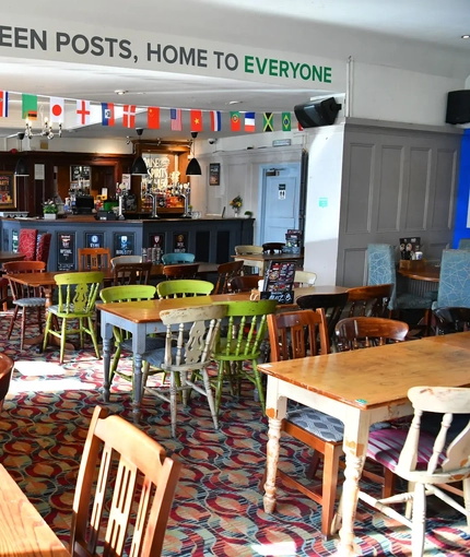 interior seating area