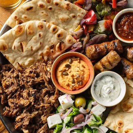 Middle-Eastern platter