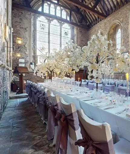 The function room of The Rothley Court Hotel.