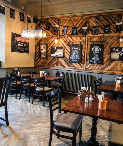 interior of the restaurant