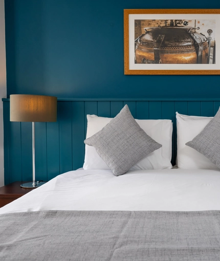 A hotel room in the Mill on the Soar.