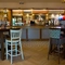 The bar and interior seating area at The Steam Turbine in Rugby.