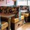 Interior seating area of the Cricketers in Southwick