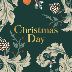 A 500x500 Web Promo List Banner advertising Christmas Day at Chef & Brewer venues.