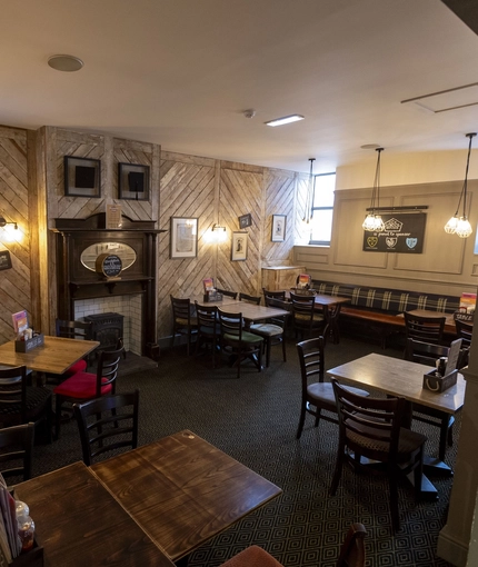 interior restaurant and seating area