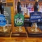 Close up of a bar area in a pub