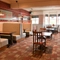 interior restaurant and seating area