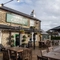 venue exterior with beer garden