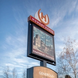 The exterior signage at The Chatterley Whitfield.