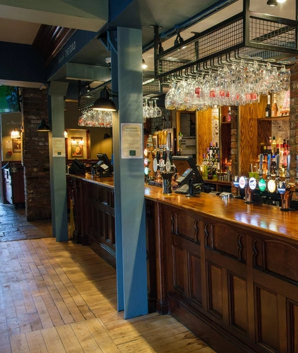 An image of the interior bar at The Guild.
