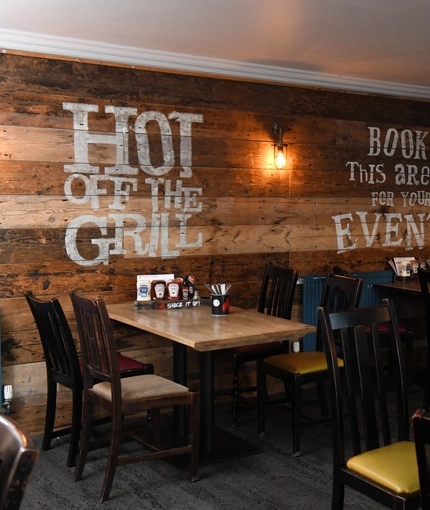 interior restaurant and seating