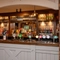 The wood panelled bar inside The Stanley Ferry.