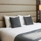 The interior of one of the hotels room featuring a double bed at The Quays.