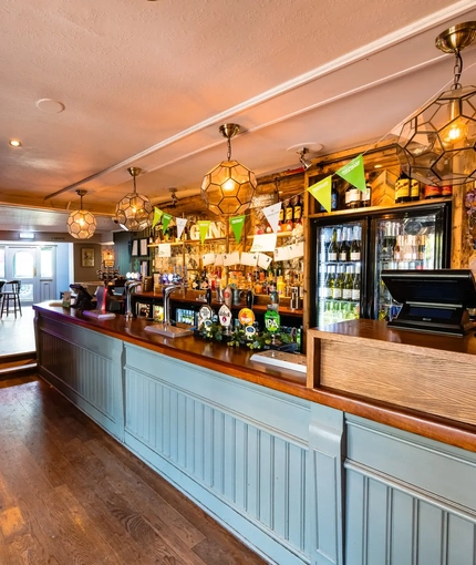 interior bar area