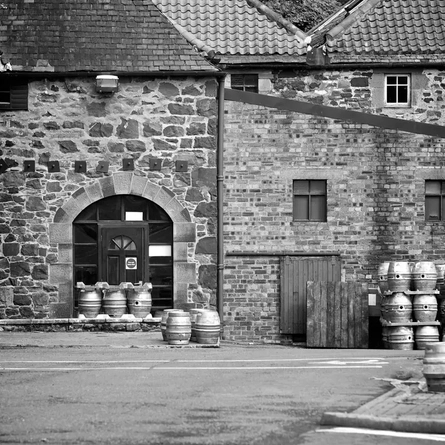 Exterior of the Belhaven brewery