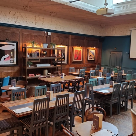 The dining area at the Durell Arms.